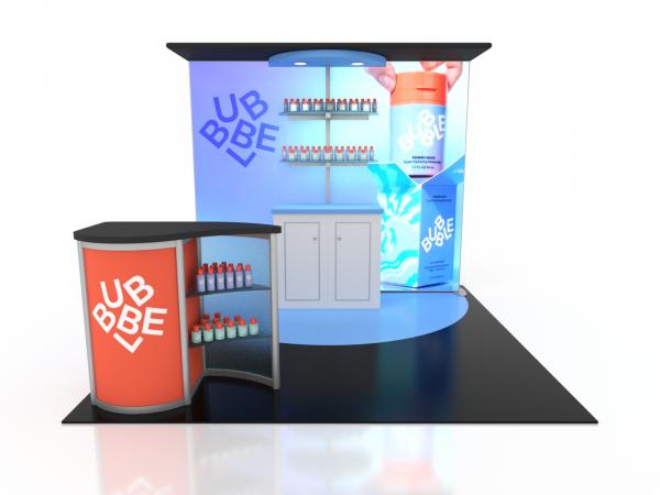 ECO-1117 Sustainable Tradeshow Display w/ ECO-6C Counter (request price)